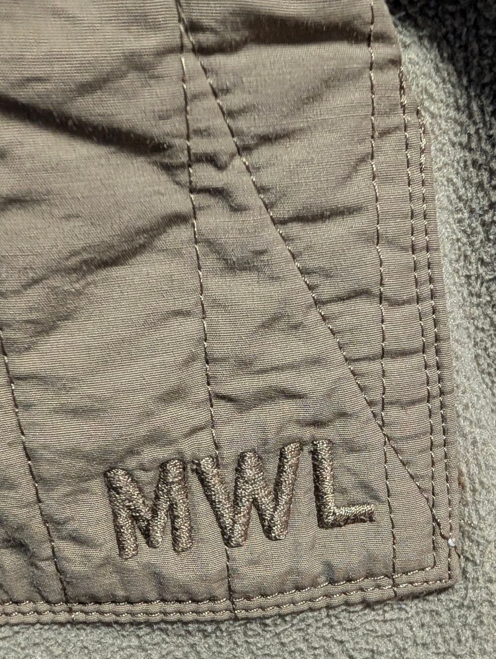 MWL Madewell Betterfleece Zip Quilted-Pocket Jacket XS Pressed Sage Gorpcore - Picture 7 of 9